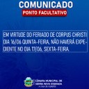 PONTO FACULTATIVO 17/06 PONTO FACULTATIVO 17/06