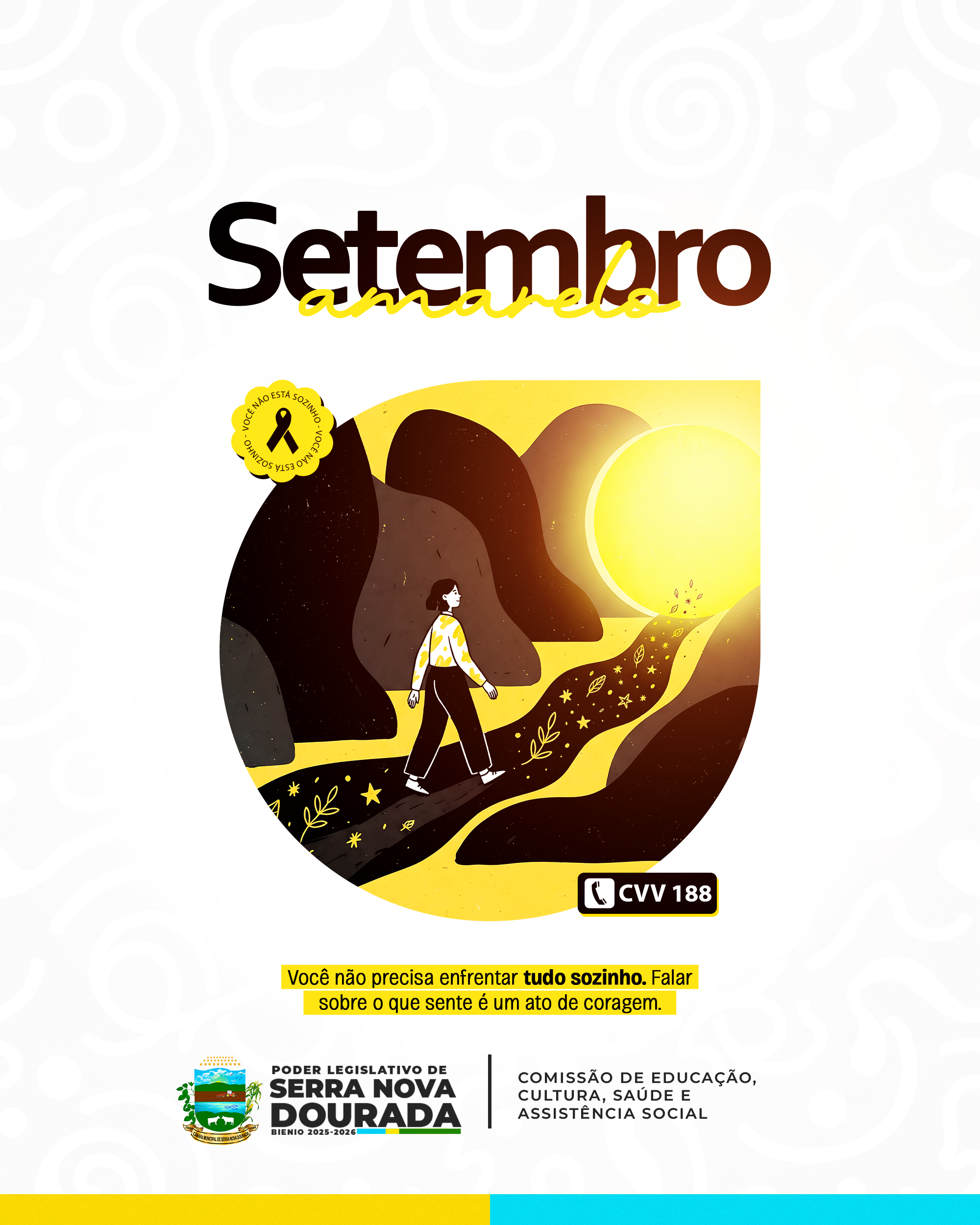 💛 SETEMBRO AMARELO | VALORIZAÇÃO DA VIDA
